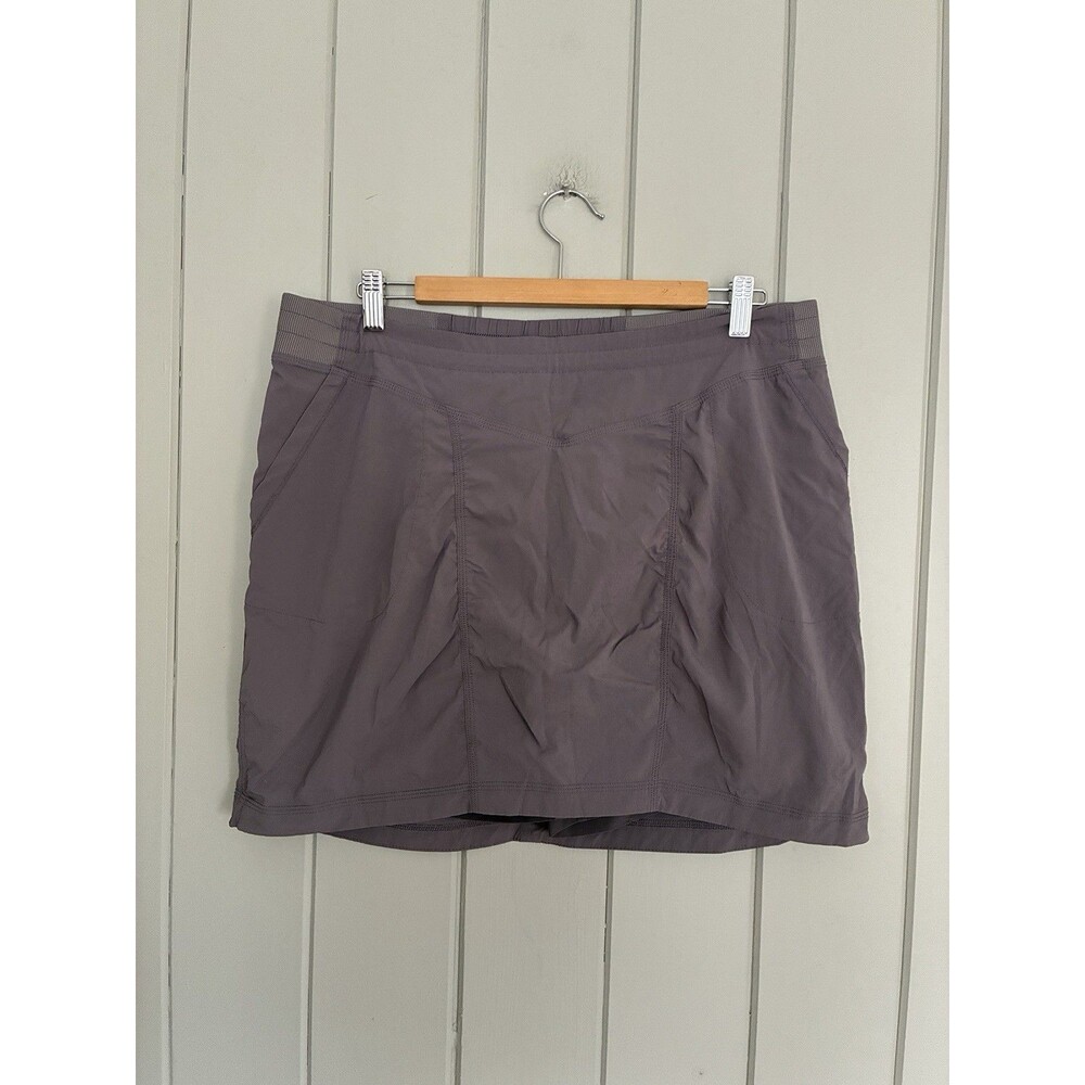 Indygena Ulendo Active Skort Skirt XL Purple Pull-On Pockets